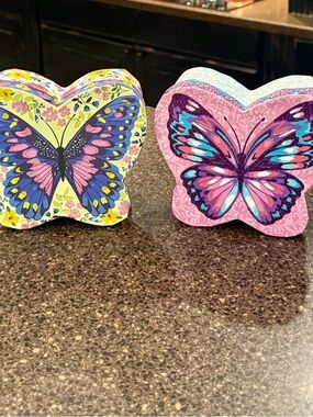 Butterfly Colorful Decorative Storage or Gift Boxes - Set of 4